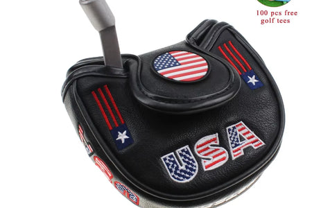 Golf USA America Mallet Putter Cover Headcover for Odyssey with Smart Design and Perfect Quality Head Protector Golf