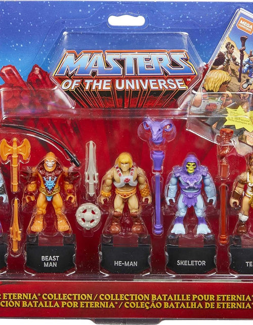 Load image into Gallery viewer, Mega Construx Heroes Battle for Eternia Collection Micro Action Figure Building Set
