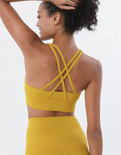 Load image into Gallery viewer, Nylon Top Women Bra Sexy Top Woman Breathable Underwear Women Fitness Yoga Sports Bra for Women Gym 30 Colors
