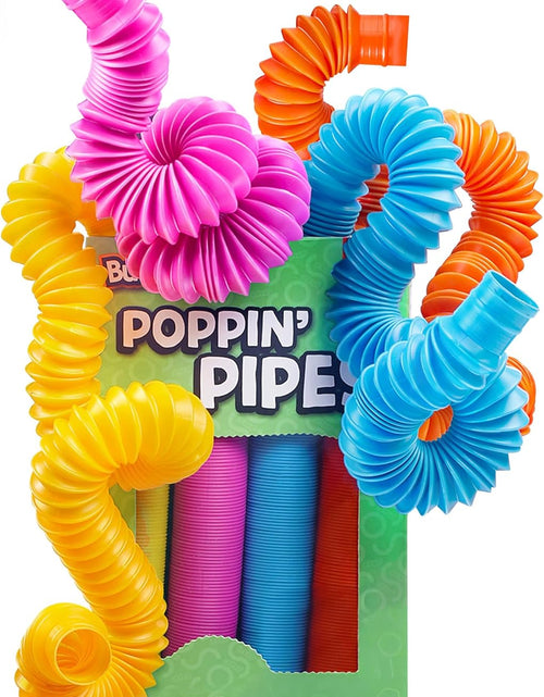 Load image into Gallery viewer, Pop Tubes Sensory Toys, Fine Motor Skills Stocking Stuffers Toddler Toys, Fidget Toys for Sensory Kids and Stocking Stuffers for Kids Learning Toys
