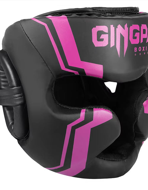 Load image into Gallery viewer, Promotion Boxing MMA Safety Helmet Head Gear Protectors Adult Child Training Headgear Muay Thai Kickboxing Full-Covered Helmets
