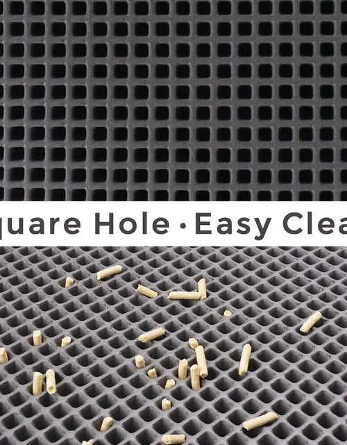 Load image into Gallery viewer, Kitty Cat Litter Mat Trapping Honeycomb Double Layer Design Waterproof Double Layer EVA Cat Litter Pad Waterproof Non-Slip Sand Basin Filter Kitten Dog Washable Mattress
