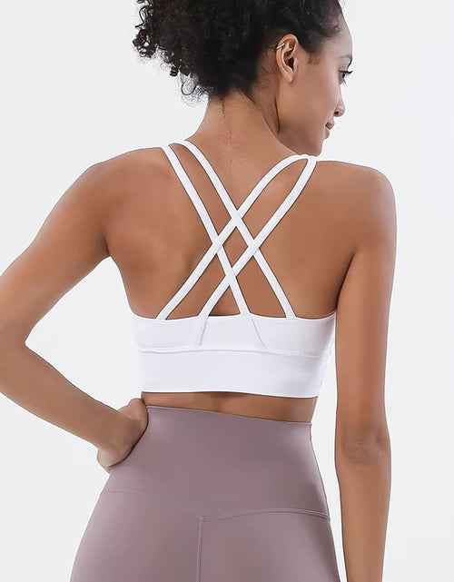 Load image into Gallery viewer, Nylon Top Women Bra Sexy Top Woman Breathable Underwear Women Fitness Yoga Sports Bra for Women Gym 30 Colors
