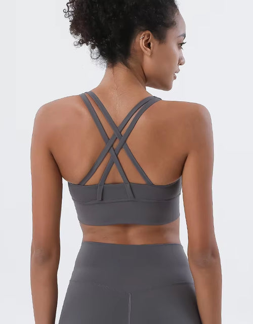 Load image into Gallery viewer, Nylon Top Women Bra Sexy Top Woman Breathable Underwear Women Fitness Yoga Sports Bra for Women Gym 30 Colors
