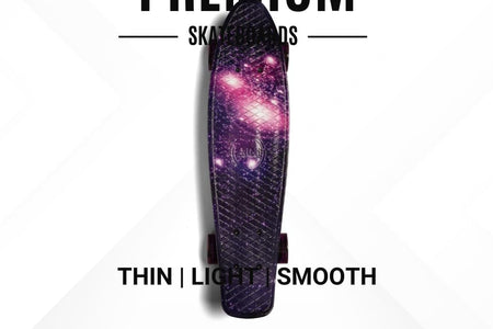 Skateboards for Kids, Teens and Adults | Premium Skateboard Gift Set for Beginners and Pros Complete with Mini Cruiser Board + Skateboard Backpack + Video Course + Speed Control + Skate Tool