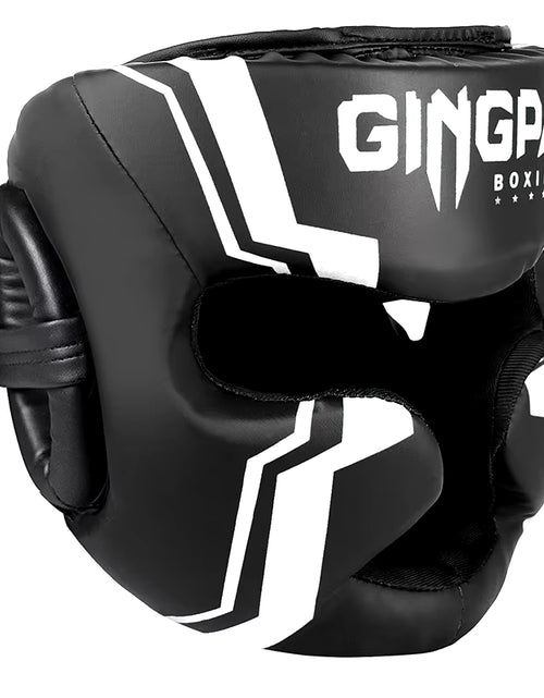 Load image into Gallery viewer, Promotion Boxing MMA Safety Helmet Head Gear Protectors Adult Child Training Headgear Muay Thai Kickboxing Full-Covered Helmets
