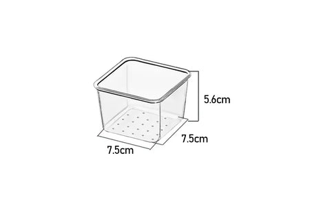 Clearnest Organizer – Transparent Anti-Scratch Drawer Storage Box for Cosmetics, Office & Home