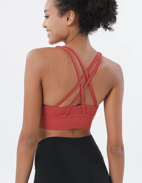 Load image into Gallery viewer, Nylon Top Women Bra Sexy Top Woman Breathable Underwear Women Fitness Yoga Sports Bra for Women Gym 30 Colors
