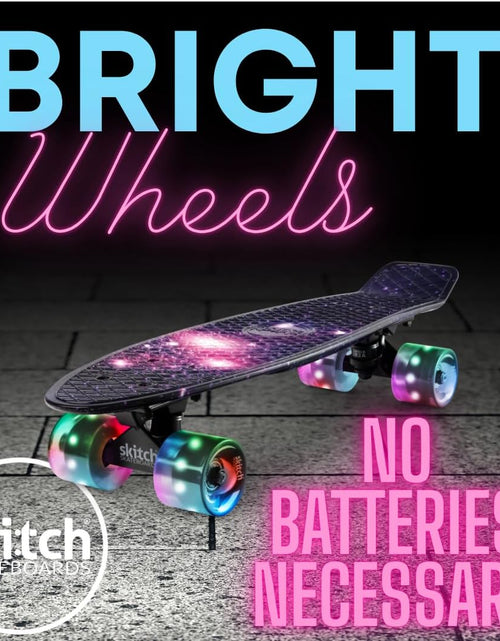 Load image into Gallery viewer, Skateboards for Kids, Teens and Adults | Premium Skateboard Gift Set for Beginners and Pros Complete with Mini Cruiser Board + Skateboard Backpack + Video Course + Speed Control + Skate Tool
