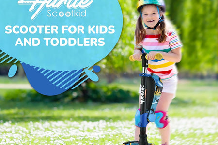 3-Wheeled Scooter for Kids - Wheel LED Lights, Adjustable Lean-To-Steer Handlebar, and Foldable Seat - Sit or Stand Ride with Brake for Boys and Girls Ages 1-14 Years Old