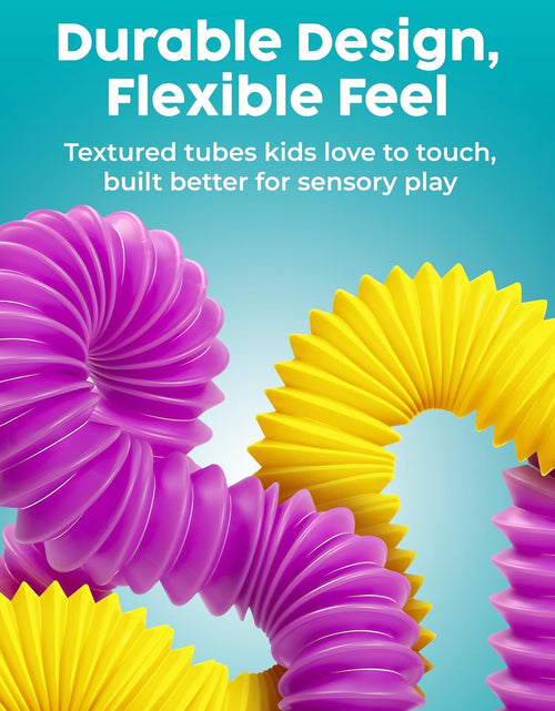 Load image into Gallery viewer, Pop Tubes Sensory Toys, Fine Motor Skills Stocking Stuffers Toddler Toys, Fidget Toys for Sensory Kids and Stocking Stuffers for Kids Learning Toys
