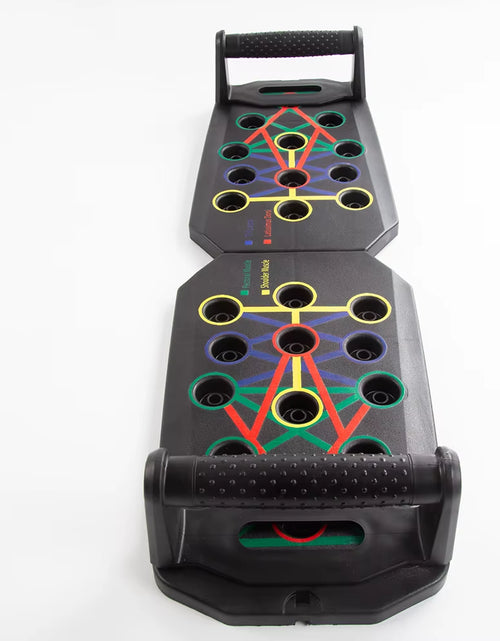 Load image into Gallery viewer, Portable Foldable Push-Up Board Set with Handles Multifunctional Fitness Equipment for Chest Abdomen Arms Back Training
