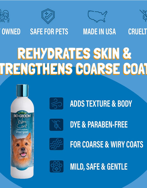 Load image into Gallery viewer, Wiry Coat Dog Shampoo – Tearless, Dog Bathing Supplies, Puppy Wash, Cat &amp; Dog Grooming Supplies, Cruelty-Free, Made in USA, Texturizing Shampoo, Dog Products – 12 Fl Oz 1-Pack
