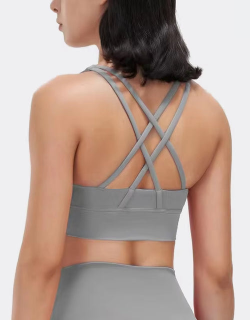 Load image into Gallery viewer, Nylon Top Women Bra Sexy Top Woman Breathable Underwear Women Fitness Yoga Sports Bra for Women Gym 30 Colors
